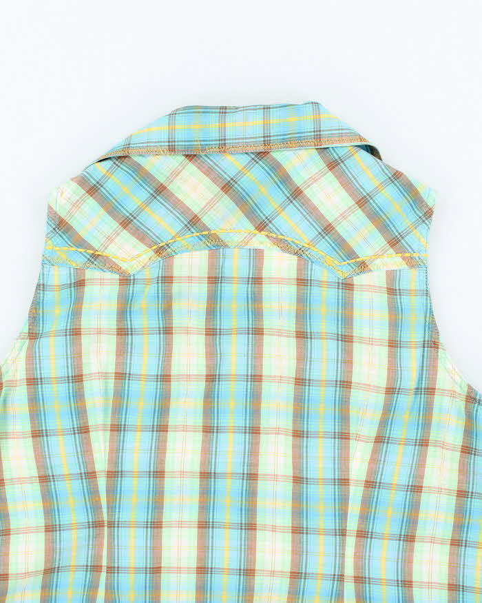 Vintage Y2k 00s Panhandle Slim Western Style Sleeveless Blouse - M