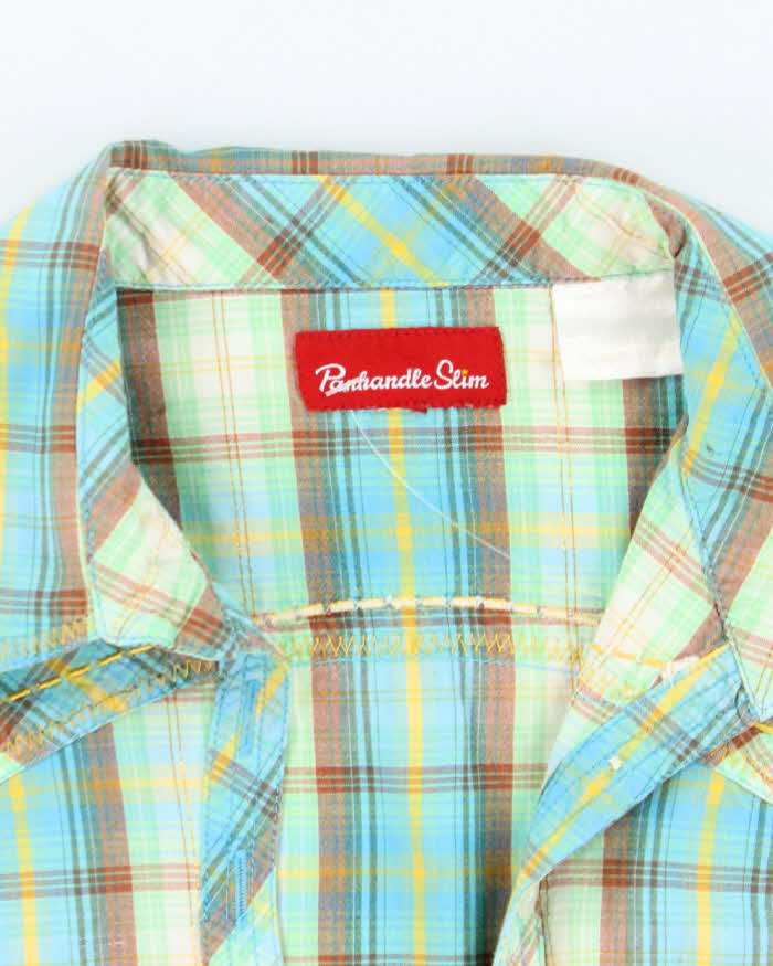 Vintage Y2k 00s Panhandle Slim Western Style Sleeveless Blouse - M