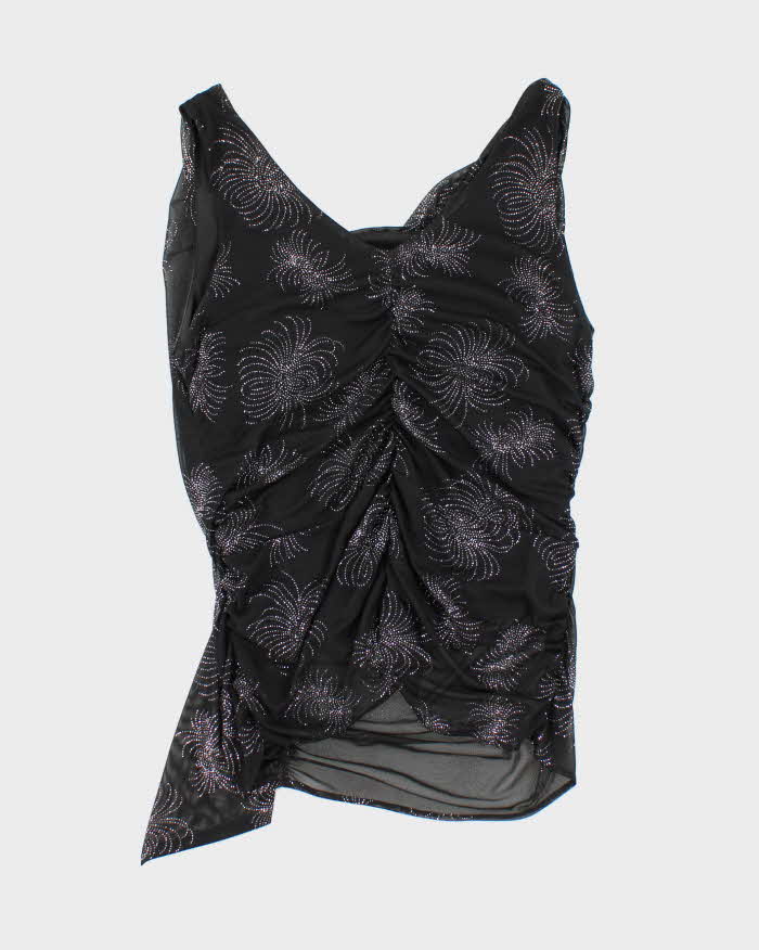 Vintage Y2k 00s Studio 1940 Sparkly Top - M
