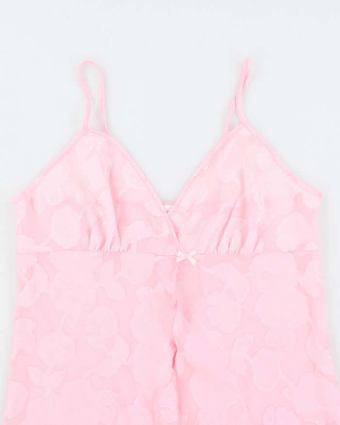 Vintage Y2k 00s Gloria Vanderbilt Sheer Floral Cami - L