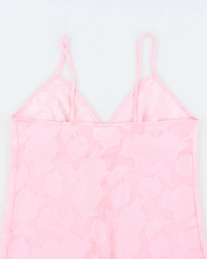 Vintage Y2k 00s Gloria Vanderbilt Sheer Floral Cami - L