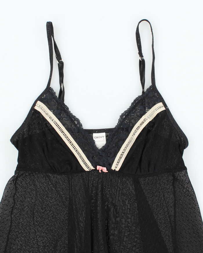 Vintage Y2k 00s DKNY Mesh Cami - S