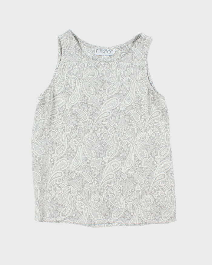 Vintage 90s Mixage Paisley Pattern Top - M
