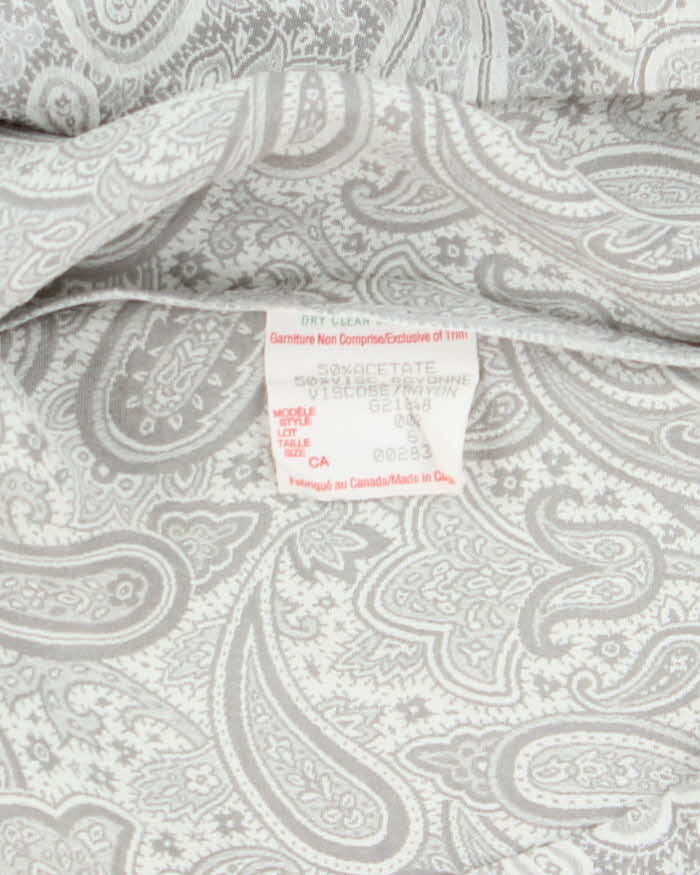 Vintage 90s Mixage Paisley Pattern Top - M