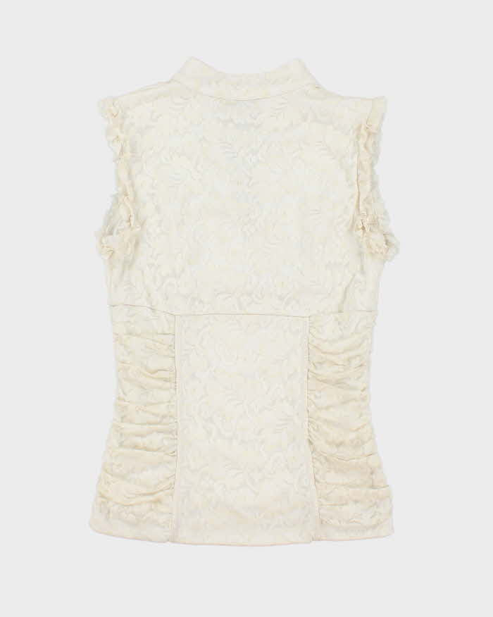 Vintage Y2k 00s XOXO Lace Top - S