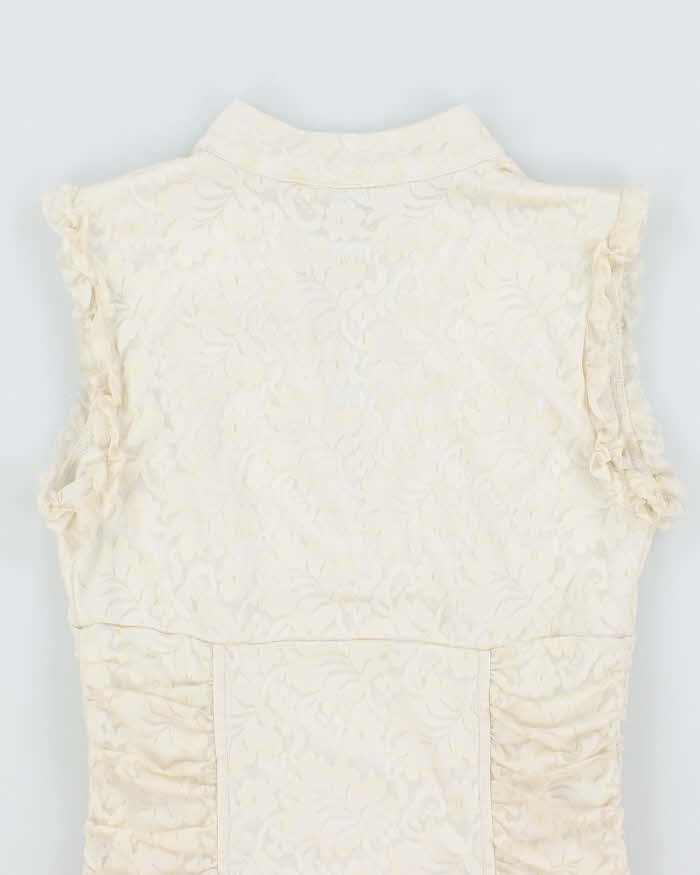 Vintage Y2k 00s XOXO Lace Top - S