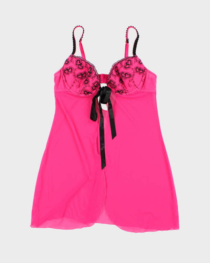 Vintage Y2k 00s Evie Mesh Tie Front Cami - S