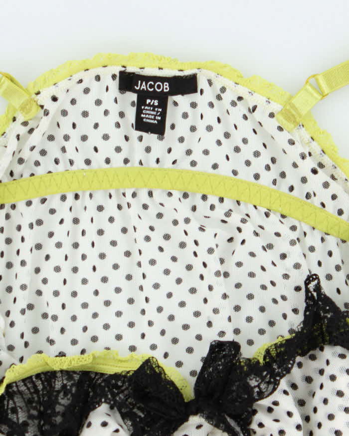 Vintage Y2k 00s Jacob Polka Dot Cami - S