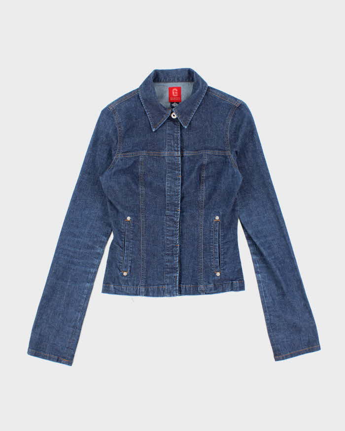 Vintage Y2k 00s Guess Denim Blouse - S