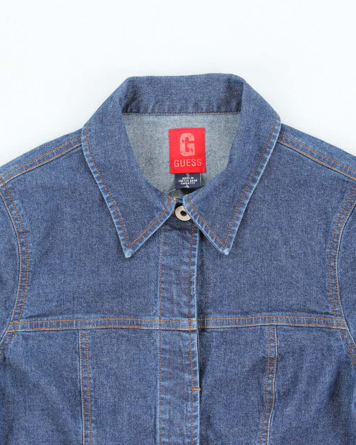 Vintage Y2k 00s Guess Denim Blouse - S