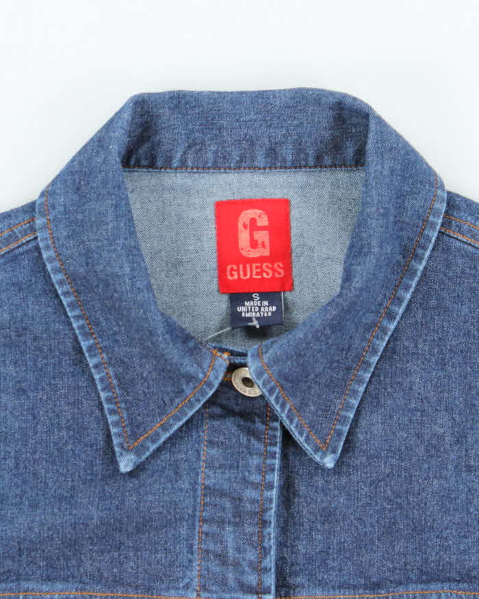 Vintage Y2k 00s Guess Denim Blouse - S