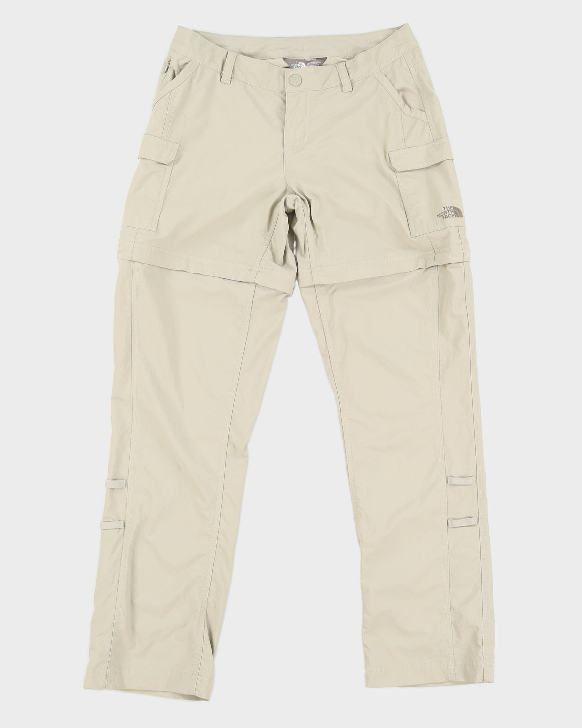 00s The North Face Beige Tear Off Nylon Trousers - W31 L31