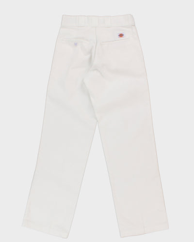 Dickies 874 Original Fit White Trousers - W26 L31