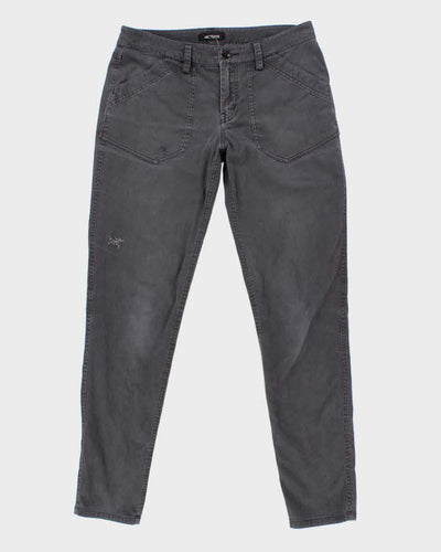 Womans Grey Arc' Teryx Cotton Trousers - 32