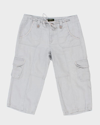 Y2k 00s Edie Baurer Cropped Linen Trousers - M