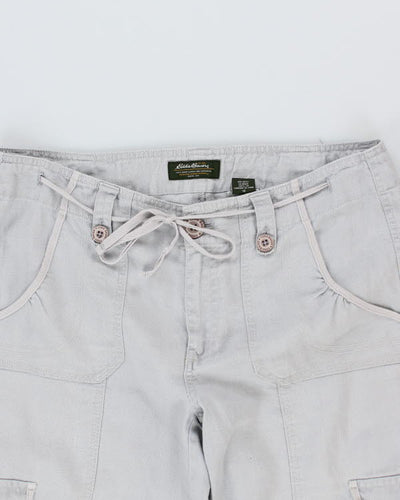 Y2k 00s Edie Baurer Cropped Linen Trousers - M