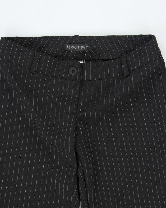 Y2k 00s Seduction Flare Pin Stripe Trousers - W28 L33