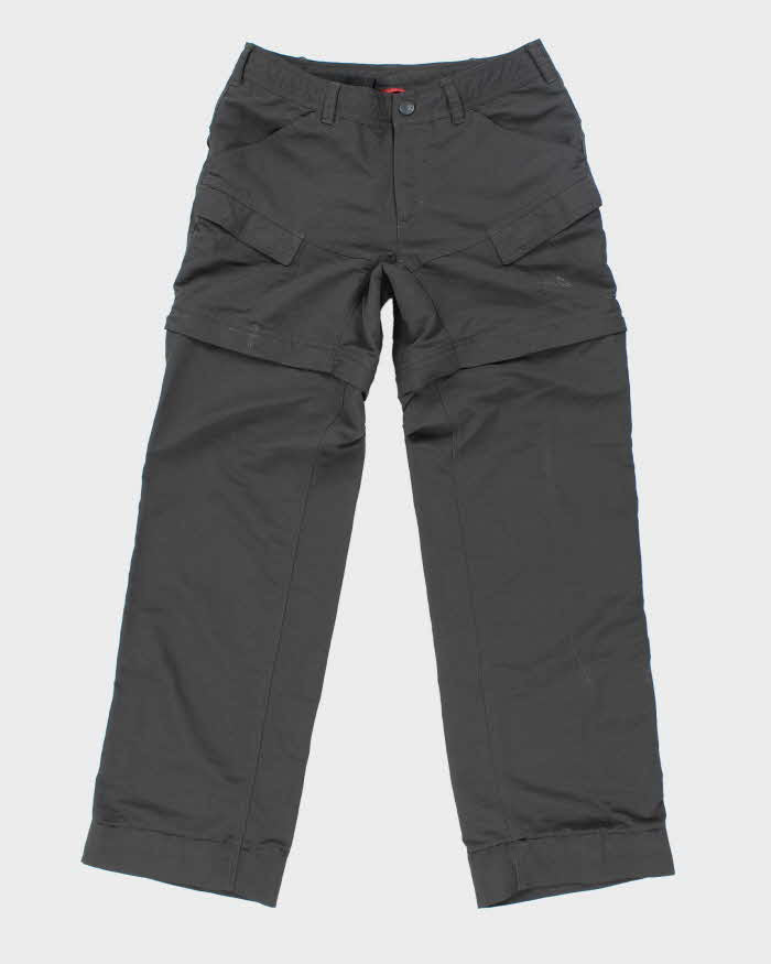 Women's The North Face Grey Zip Off Outdoor Trousers W30 L30