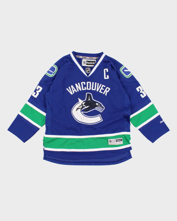 Vintage NHL x Canucks Blue Reebok Jersey Youth L