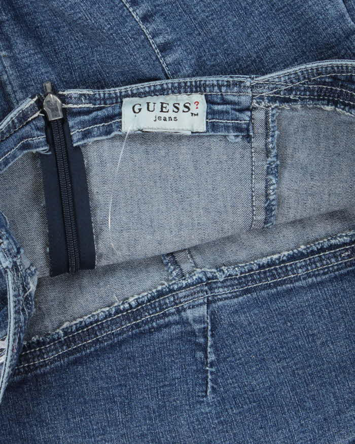 Vintage Y2k 00s Guess Denim Halter Neck Top - S