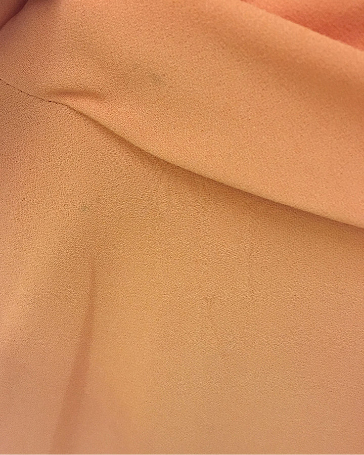 60s Peach Midi Party Dress - S