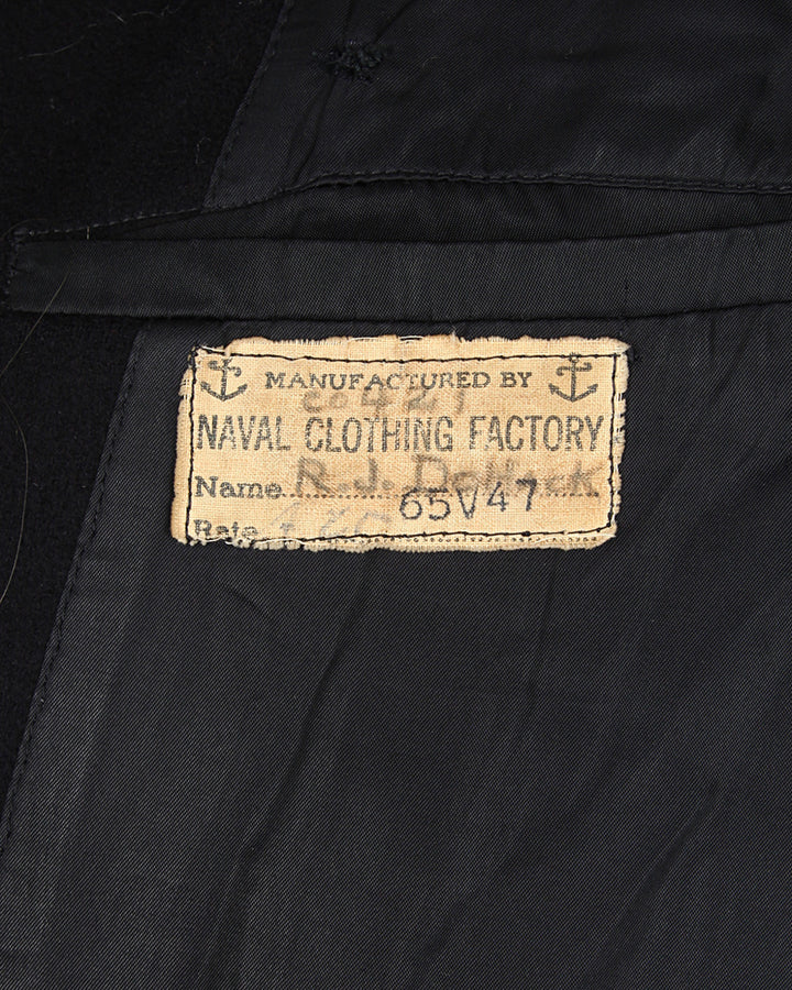 40s U.S. Navy WWII Peacoat - M