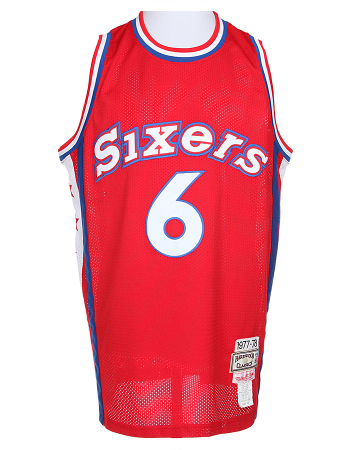 NBA Sixers Red Julius Erving Basketball Vest