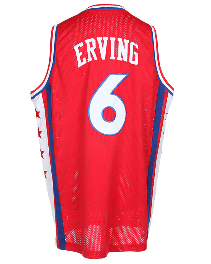 NBA Sixers Red Julius Erving Basketball Vest