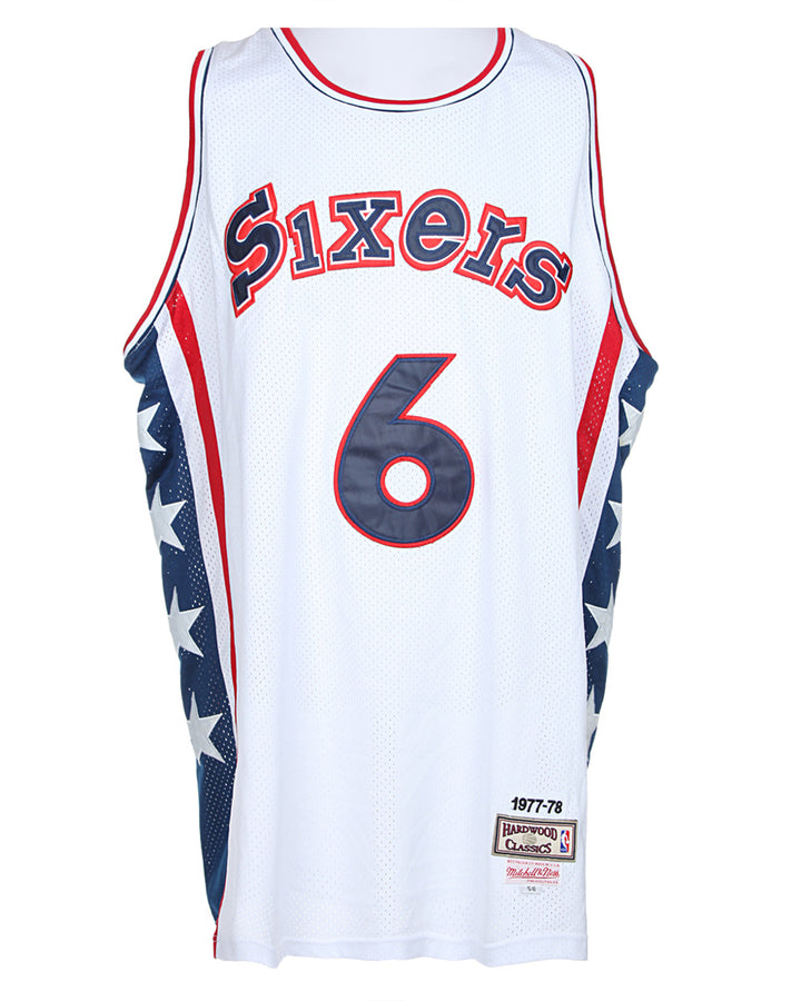 NBA Sixers White Harwood Classic Basketball Vest