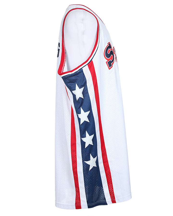 NBA Sixers White Harwood Classic Basketball Vest