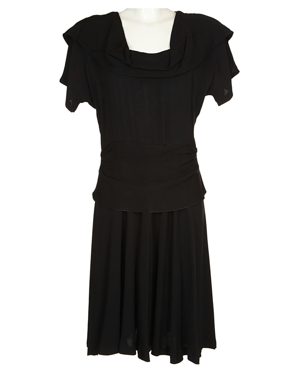 open lace back dress CELESTINE Diamante Embellished Scallop Peplum Midi Dress In Black