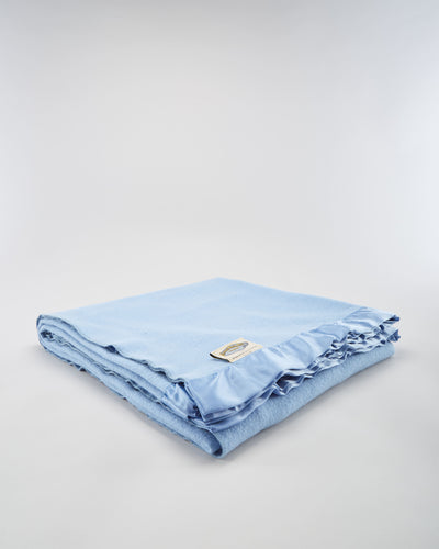 Faribault Woolen Mill Blue Blanket