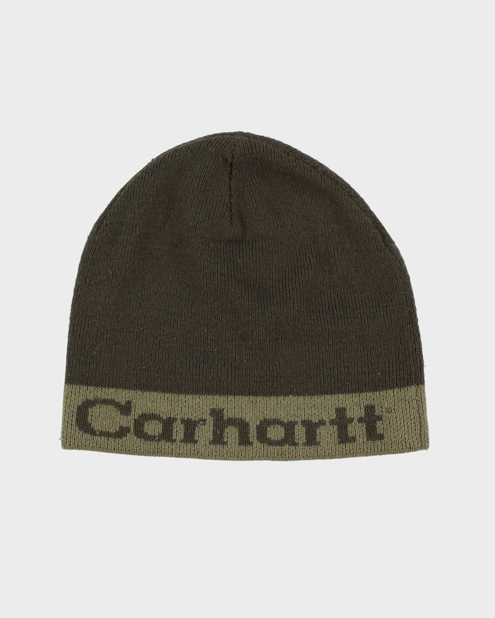 Carhartt Green Spellout Beanie