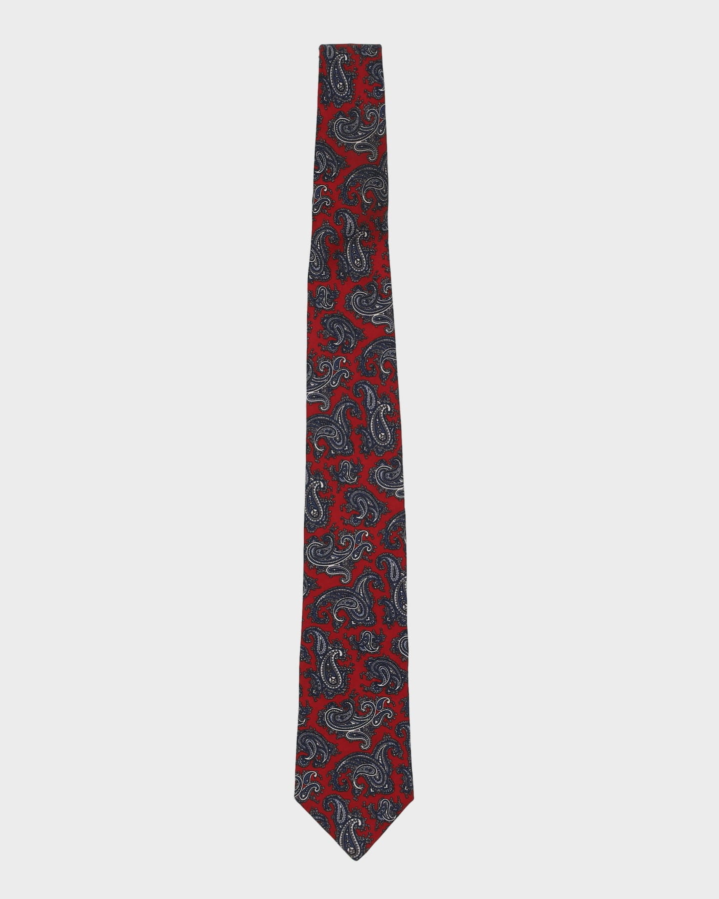 Dion  Boy's Tie 34009 - Paisley - Purple/Grey
