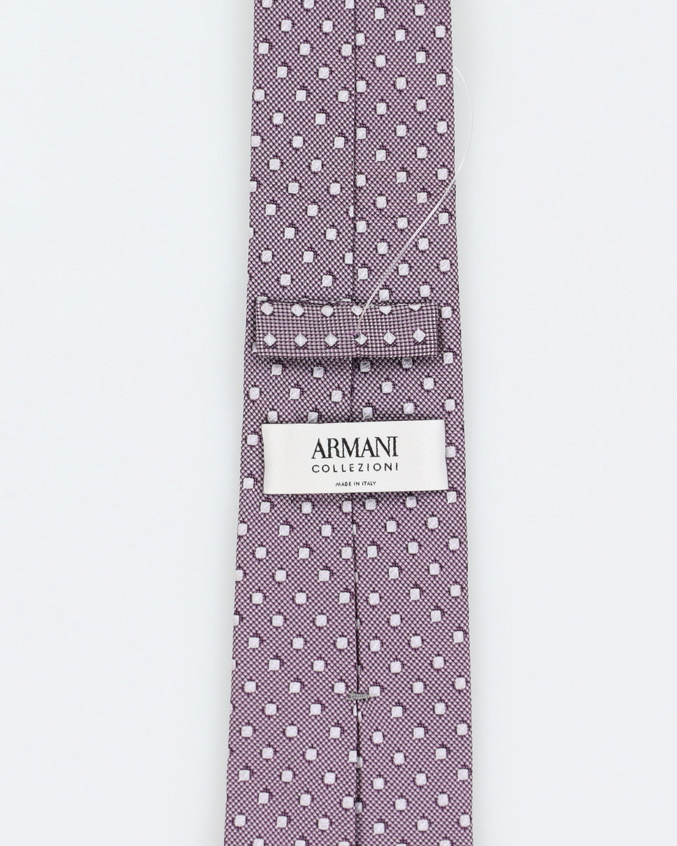 Vintage Men's Silver Armani Tie