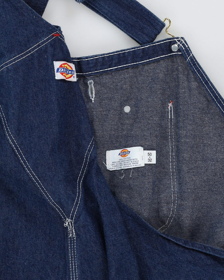 Dickies Indigo Blue Long Dungarees - XXXL