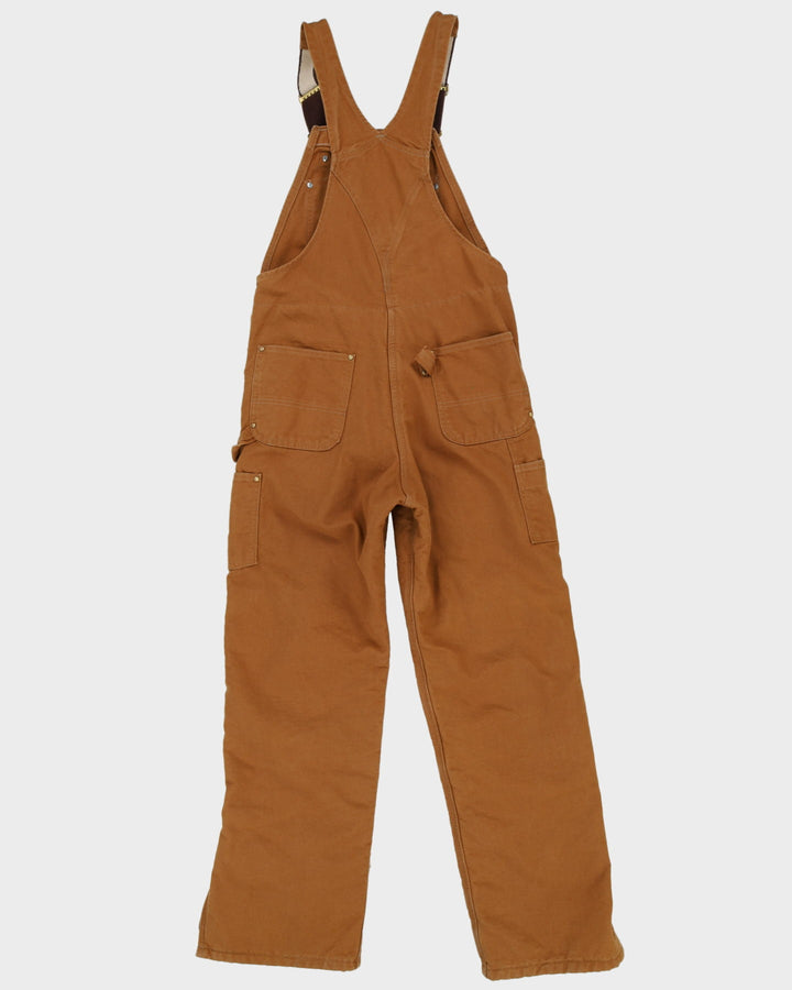 Carhartt Light Brown Padded Denim Dungarees - W36 L34