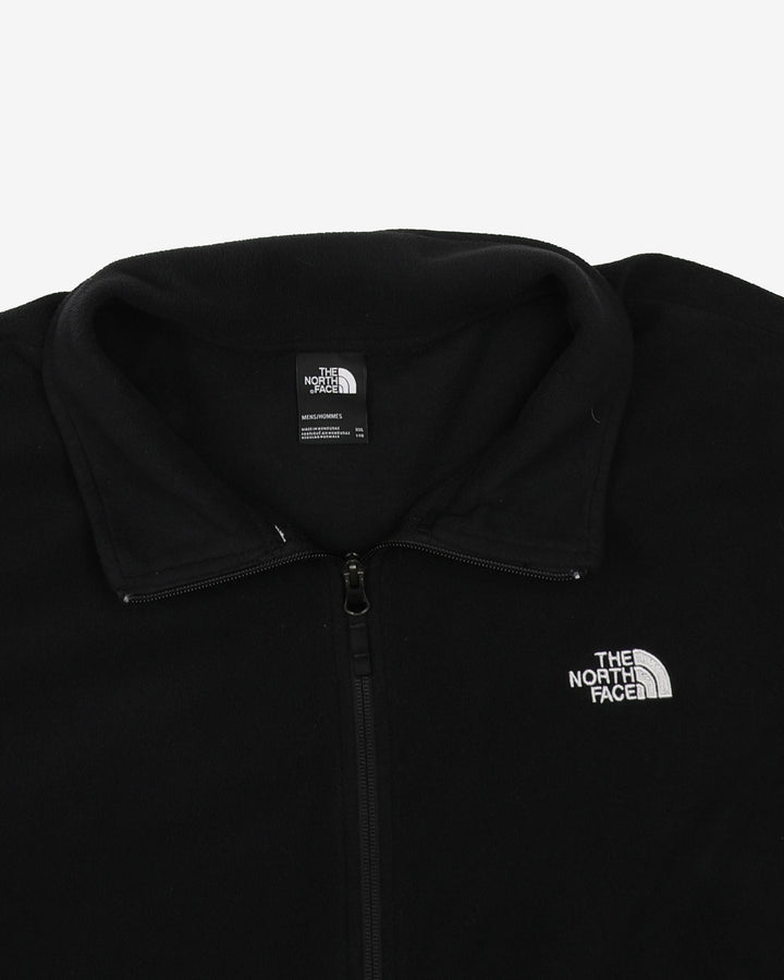 The North Face Red / Black Full-Zip Fleece - XXL
