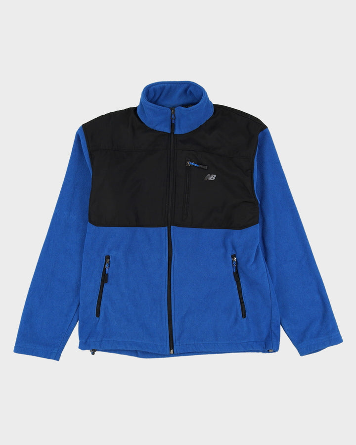 New Balance Blue / Black Full-Zip Fleece - M
