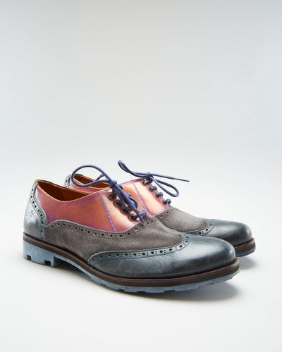 John Fluevog Wingtip Iridescent Formal Shoes - Mens UK 8