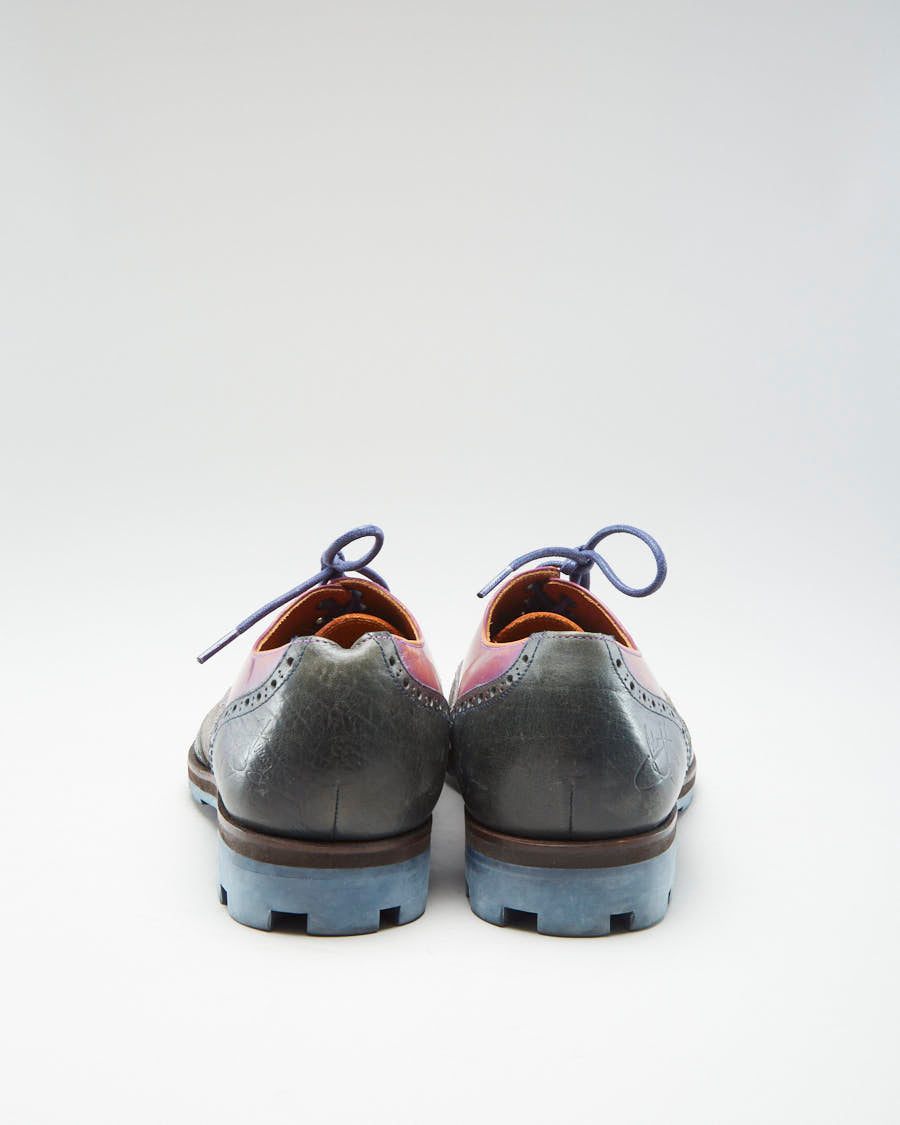 John Fluevog Wingtip Iridescent Formal Shoes - Mens UK 8