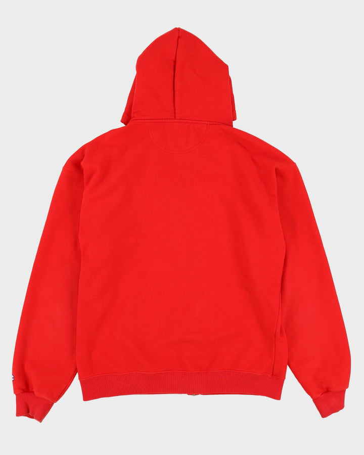 Champion Red Zip-Up Hoodie - XL