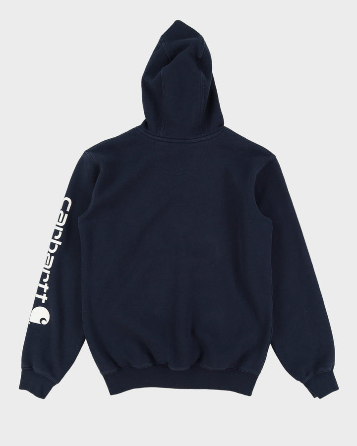 Carhartt Navy Hoodie - M