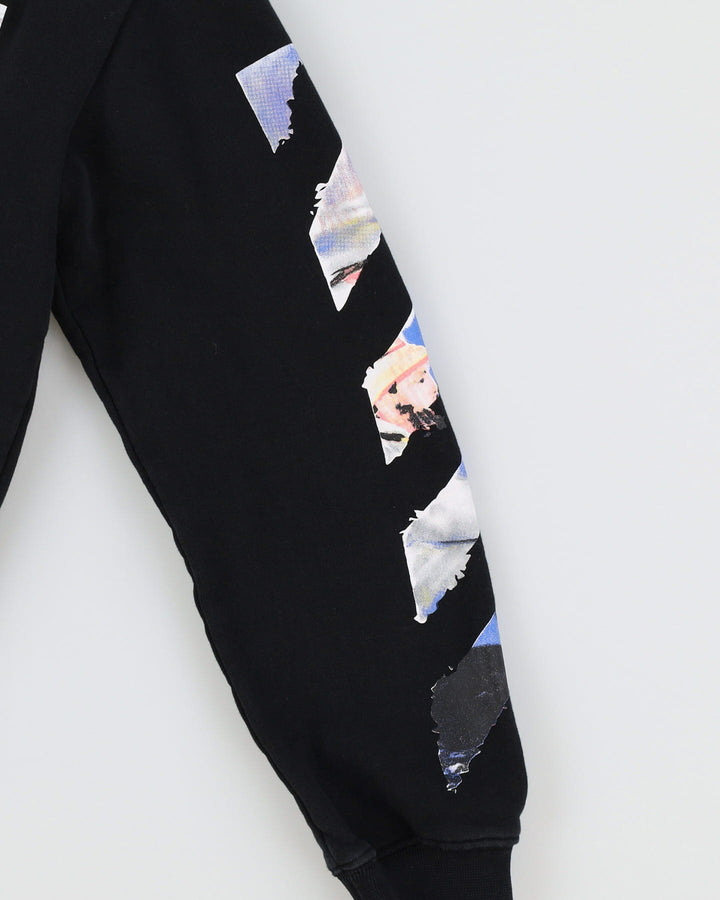 Off-White Black Classic Back Logo Hoodie - M