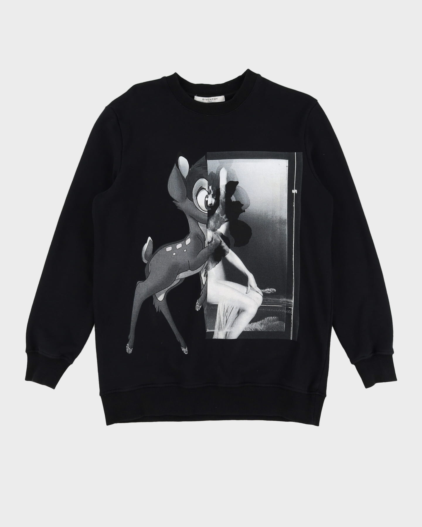 Givenchy Bambi Black Oversized Graphic Sweatshirt - S – Rokit