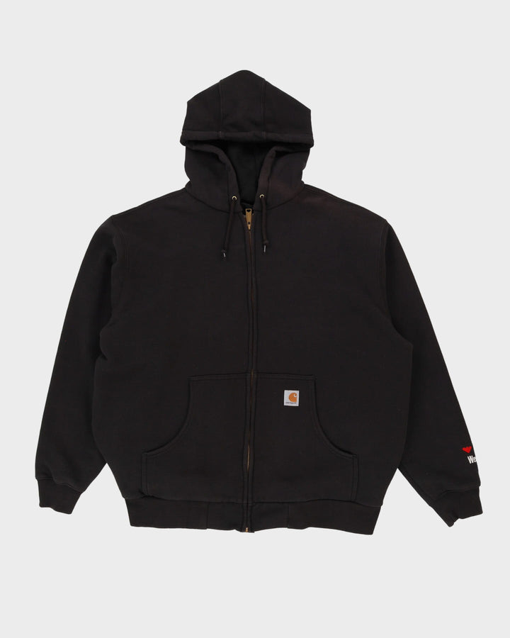Carhartt Black Zip-Up Hoodie - XL