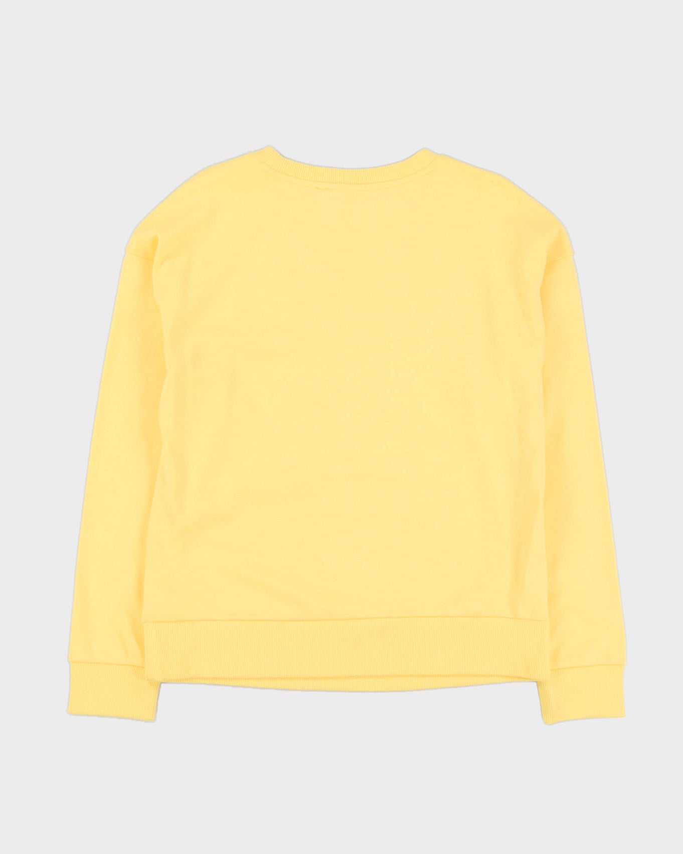 Hugo Boss Reverse Logo Pastel Yellow Sweatshirt - M