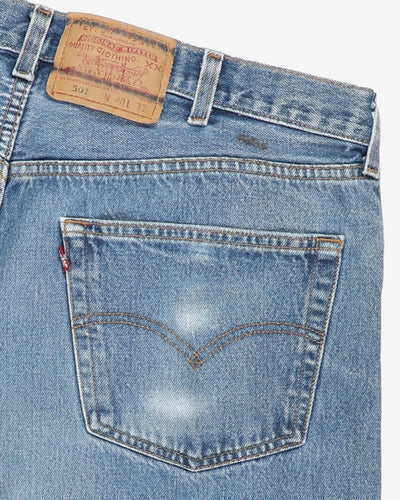 Levi's Jeans 501 Worn Blue Denim - W40 L29