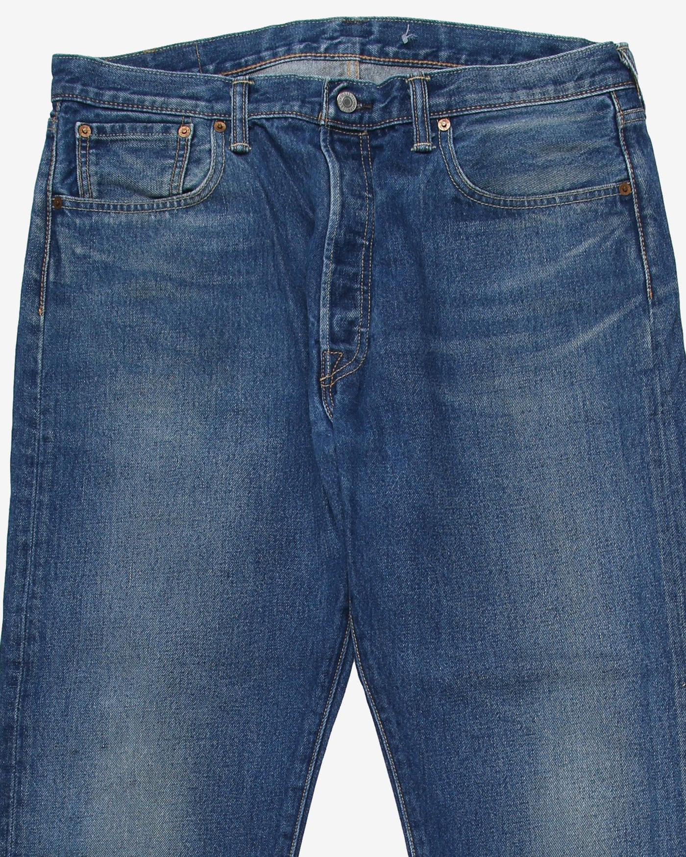 levis 501 CT mid wash indigo denim jeans - w36 l31