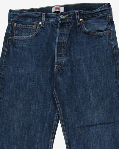 Levi's 501 Denim Blue Jeans - W33 L28